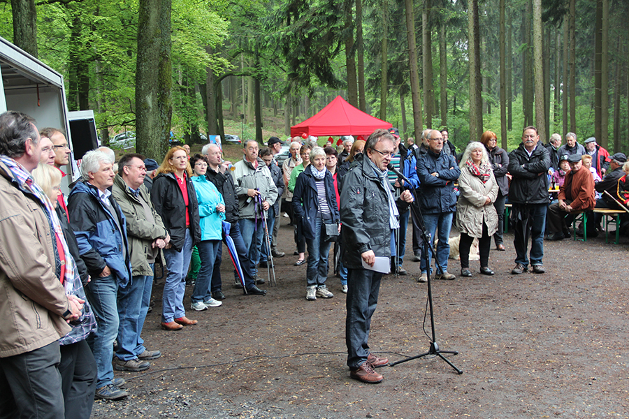 SPD-Kundgebung am 1. Mai 2014 auf dem Hufeisen mit Landrat Erich Pipa